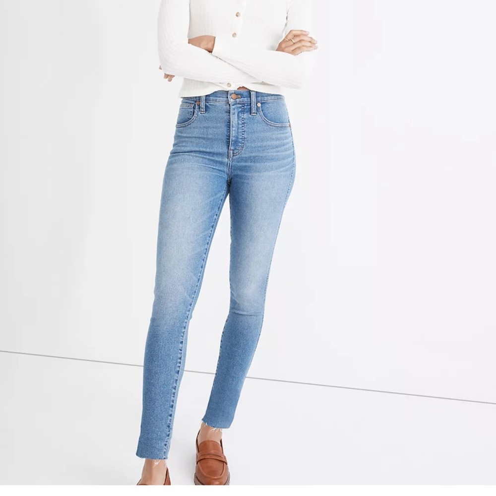 Madewell 10” high rise skinny